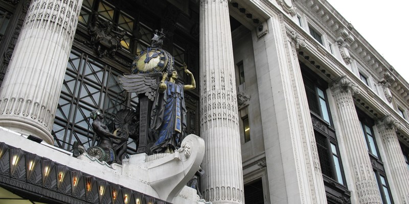 Selfridges in London, the United Kingdom