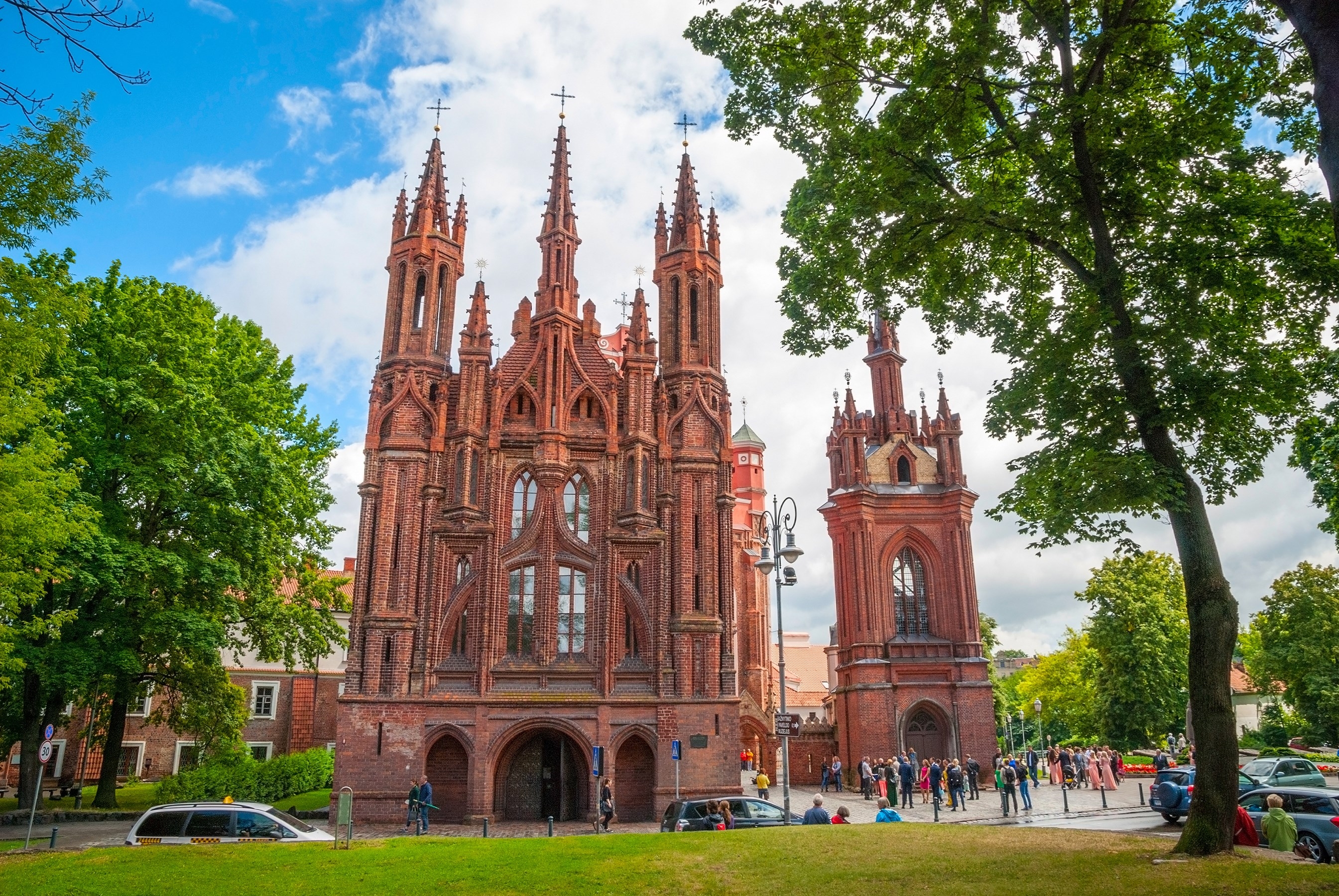 St. Anne's church in Vilnius old town